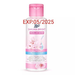 Boots Sakura Bright Micellar Water 100ml. บู๊ทส์ ซากุระ ไบร์ท ไมเซลล่า วอเตอร์