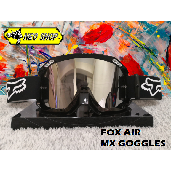 NEO SHOP แว่นวิบาก FOX AIR พร้อมถุงผ้า เลนส์ใส MX Goggle FOX AIR for Motorcross, XStreme Sport