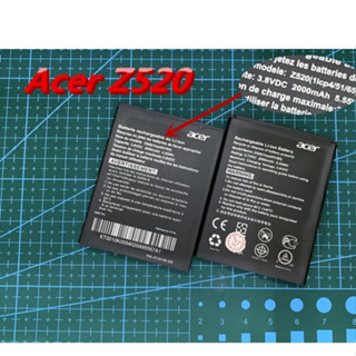 แบตเตอรี่ Acer Z520 battery ACER Z205 battery ACER Z520 battery ACER Z520แบตเตอรี่ สำหรับ Acer Liquid T03 T04 Z630 Z630S