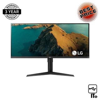 Monitor 34 LG 34WP65G-B (IPS, HDMI, DP, USB-C) FREESYNC 75Hz ประกัน 3Y จอคอม จอมอนิเตอร์