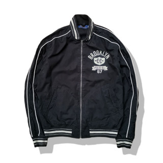 Polo Ralph Lauren Black Bomber Jacket รอบอก 48”