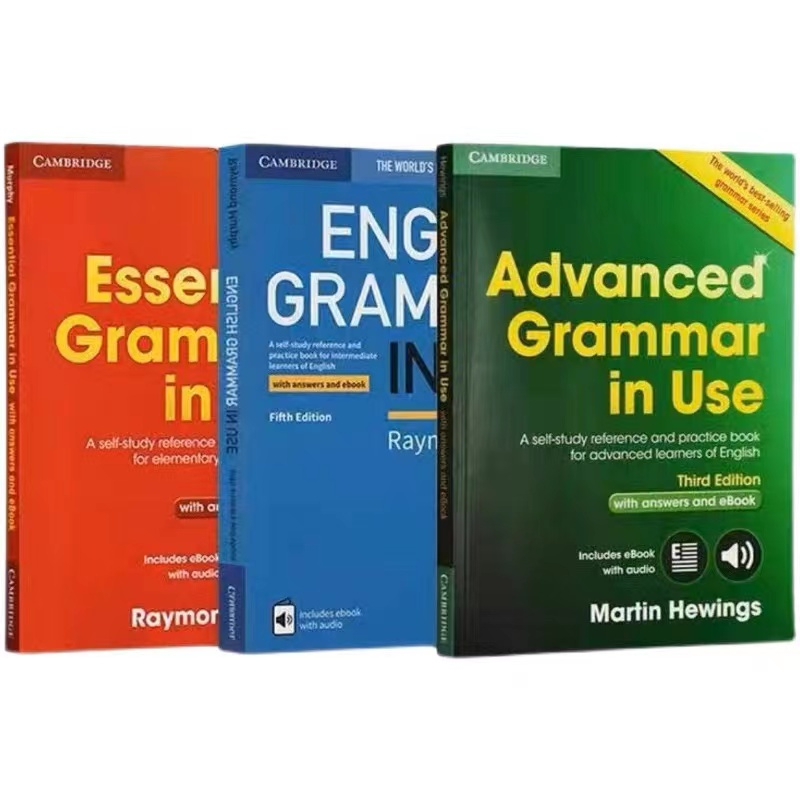 3Books/Set Cambridge Grammar English Education Books Improve Children's English Reading Ability Engl