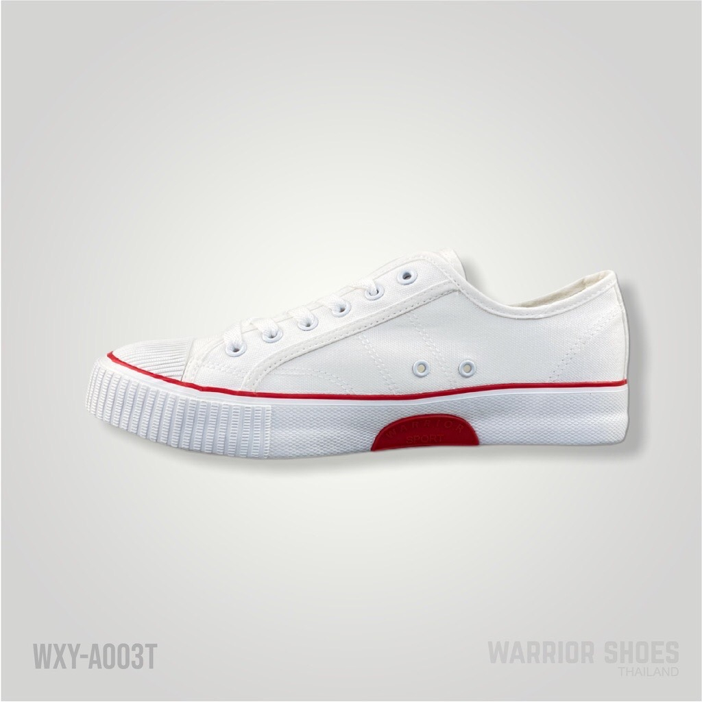 พร้อมส่ง🔥Warrior shoes รองเท้าผ้าใบ รุ่น WXY-A003T White