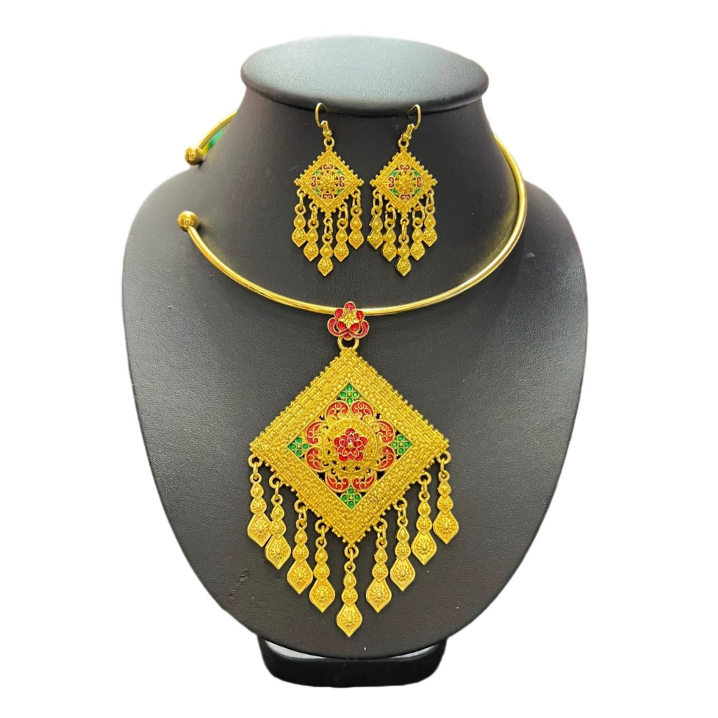 Fashion Jewele เครื่องประดับชุดไทย ชุดล้านนา ชุดสร้อยคอพร้อมต่างหู