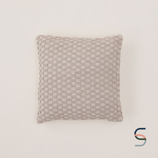 SARABARN Weave Cushion Cover | ปลอกหมอนอิง ลายถัก สีเทา