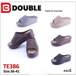 รองเท้าส้นตึกยี่ห้อdoubleรุ่นte386size36-41คละสี