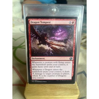 การ์ด MTG Dragon Tempest Red Magic the Gathering EDH รุ่น IMA สภาพ Nm