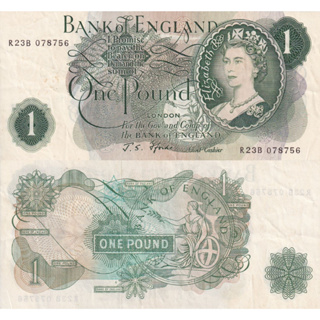 Great Britain 1 Pound ND (1960-1977) P 374f AU