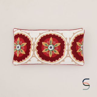 SARABARN Boho Cushion Cover | ปลอกหมอนอิง ลายดอกไม้ โบโฮ