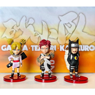 258W - Gaara + Temari + Kankuro โมเดล เรซิ่น ของแท้ ของใหม่ พร้อมส่ง