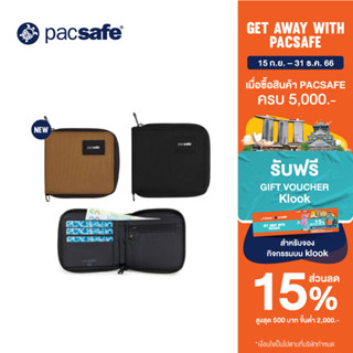 [New Product] Pacsafe RFIDsafe zip around wallet กระเป๋ากันขโมย กระเป๋าสตางค์