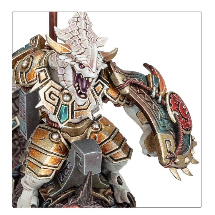 (GW พร้อมส่ง) WARHAMMER AOS: SERAPHON: Saurus Scar-Veteran on Aggradon โมเดลวอร์แฮมเมอร์ - รูปที่ 2