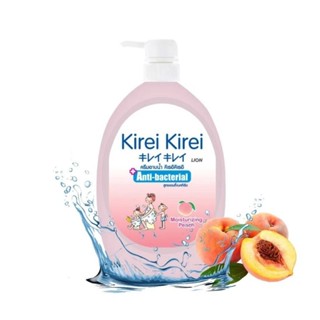 💥Kirei Kirei ครีมอาบน้ำ คิเรอิ คิเรอิ สูตรแอนตี้แบคทีเรีย กลิ่น พีช (Moisturizing Peach) 900 มล.