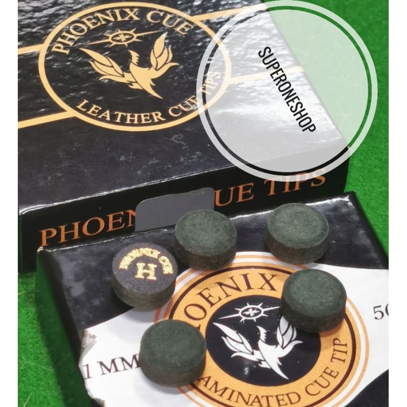 หัวคิวฟีนิกซ์ Phoenix 11 mm. (มี M , H) ลามิเนทดำ **50 หัว/กล่อง**