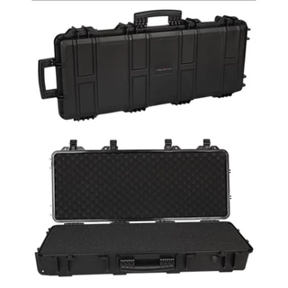 กล่องใส่ปืนยาว กล่อง Hard case ขนาด98×42×18ซม. , มีล้อลาก ,มีโฟมลูกเต๋าด้านใน (สินค้าจากไทย พร้อมส่ง)