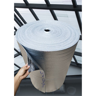 ฉนวนพีอีเคลือบฟอยล์2ด้าน.หนา5mm.กว้าง120cm.ยาว5-20m Insulation Epe Foam 2 sides 5mm.120cm.5-20m.สามารถเลือกความยาวได้.