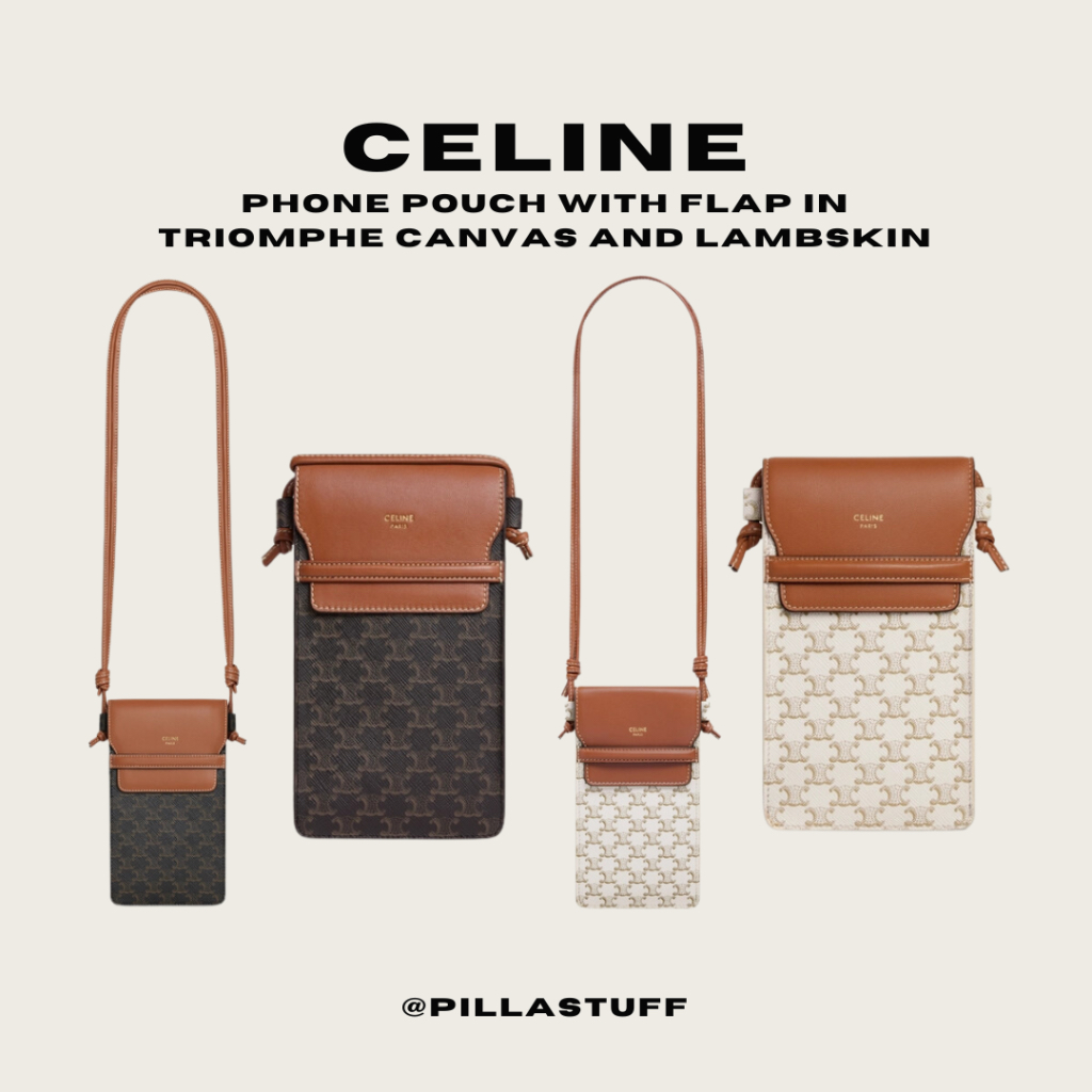 แท้100%🔥 Celine Phone Pouch กระเป๋าโทรศัพท์เซลีน