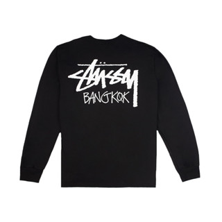 [ของแท้] STUSSY BANGKOK LOGO LONG TEE BLACK พร้อมส่ง