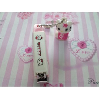 กรรไกรตัดเล็บ ฮัลโหลคิตตี้ Hello Kitty สีขาวชมพู