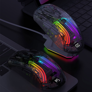 Attack Shark X2PRO RGB เมาส์เกมมิ่งไร้สาย 2.4G พร้อม7ปุ่ม 5 DPI