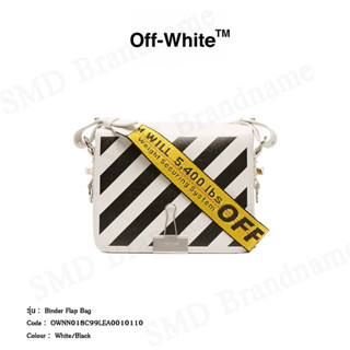 Off-White กระเป๋าสะพาย รุ่น Binder Flap Bag Code: OWNN018C99LEA0010110