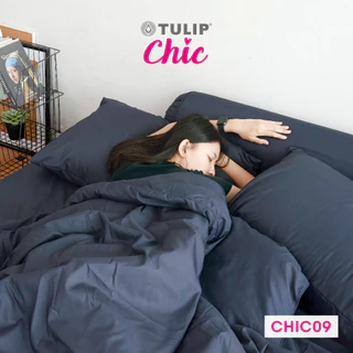 TULIP CHIC สีพื้น CHIC09 ชุดเครื่องนอน ผ้าปูที่นอน ผ้าห่มนวม สัมผัสนุ่มสบายสไตล์มินิมอล