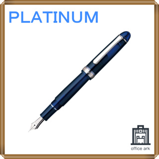 ปากกาหมึกซึม Platinum ปากกาหมึกซึม M Medium Point 3776 Century Rhodium Finish Chartres Blue PNB-18000CR 51-3 Dual-use [ส่งตรงจากญี่ปุ่น]