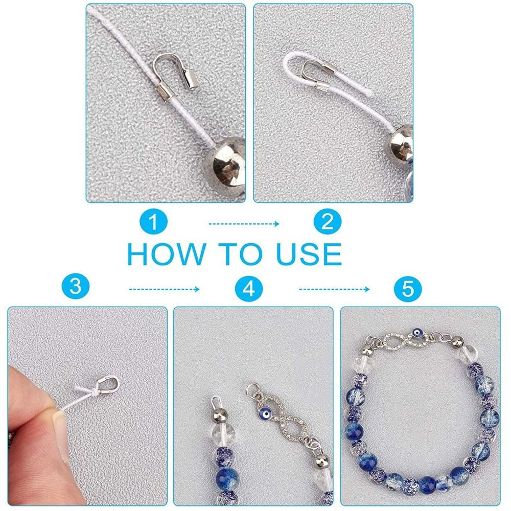 Wire Guardian ตัวคล้องลวดร้อยสแตนเลส 🇹🇭 ตัวช่วยสำหรับปิดปลายสร้อย สีทอง-งานชุบทอง - รูปที่ 4