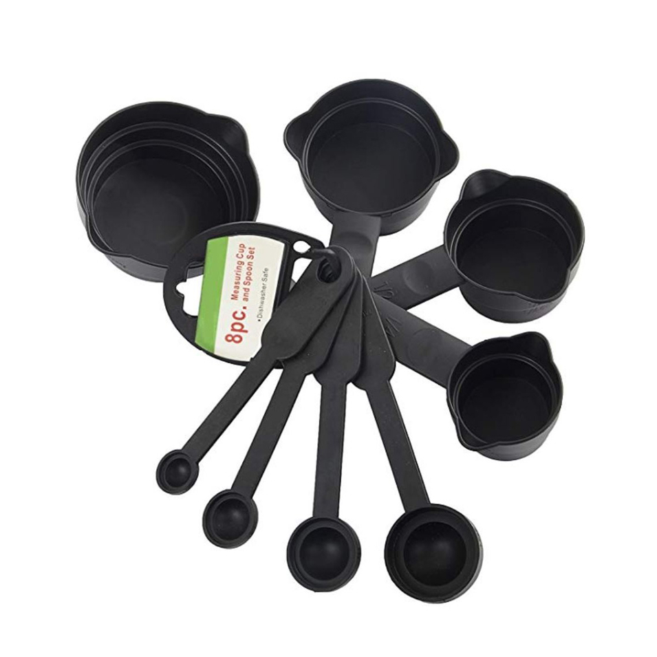 ชุดถ้วยตวงช้อนตวงพลาสติก 8 ชิ้น/ชุด Measuring set 8 pcs/set T0977