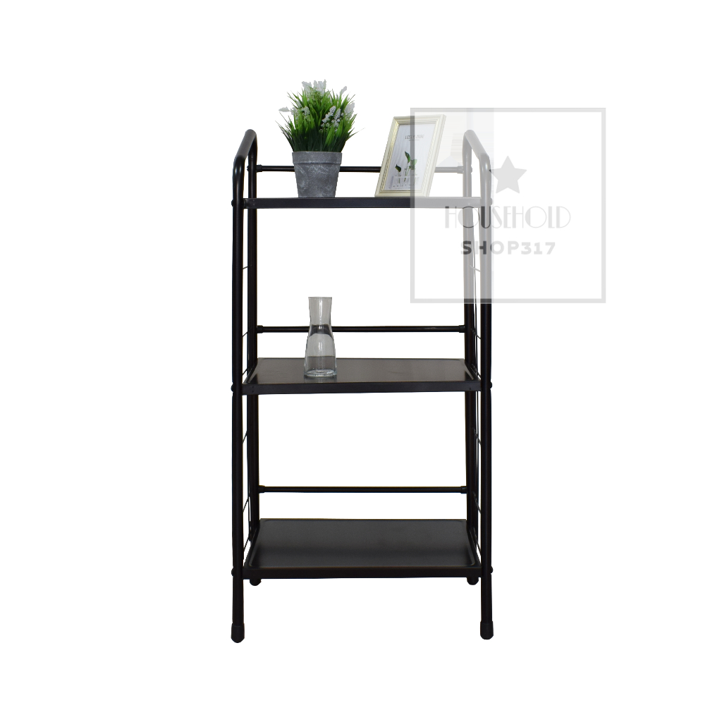 ตู้วางของเหล็ก 3 ชั้น 🎷 วางและเก็บของอเนกประสงค์ 🧩 hh99