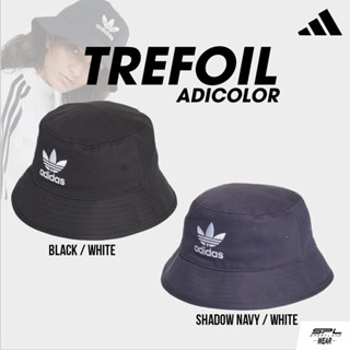 Adidas Collection อาดิดาส หมวกบักเก็ต หมวกปีกรอบ SPF  Adicolor Trefoil Bucket Hat AJ8995 / HD9710 (1100)