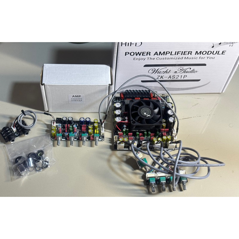ชุดแอมป์พร้อมต่อใช้งาน AS21P+แอมป์AMP ได้ของเหมือนในรูป