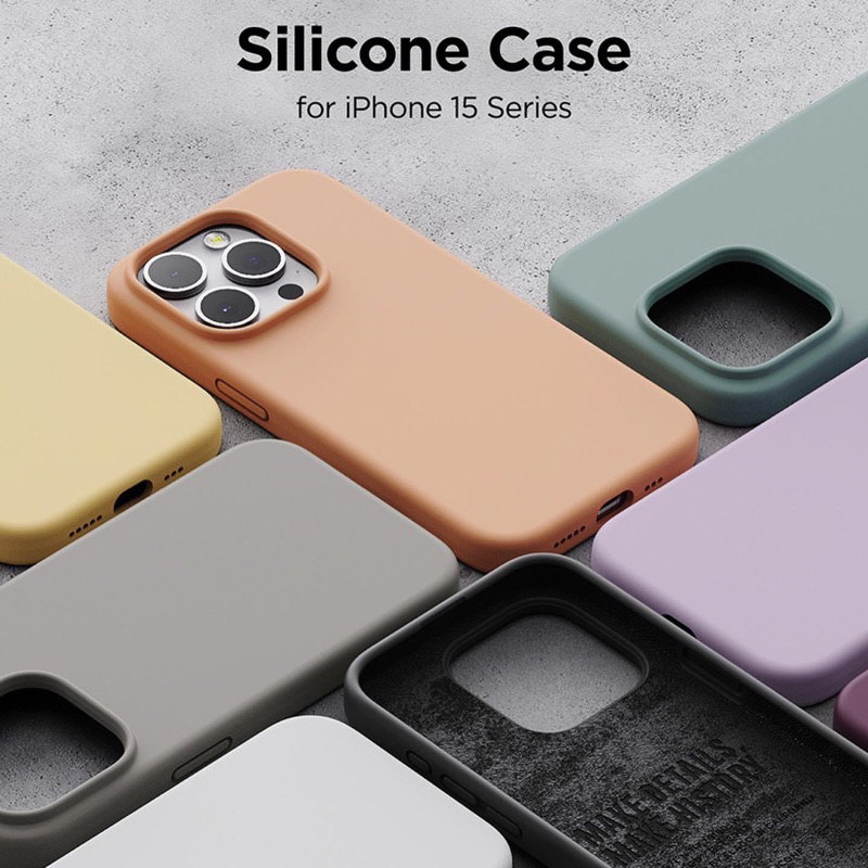 [Pre-Order] เคส iPhone 15Pro / 15Pro Max Silicone Case แท้จากเกาหลี