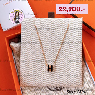 👜: New!! Hermes Mini Pop H Necklace‼️ก่อนกดสั่งรบกวนทักมาเช็คสต๊อคก่อนนะคะ‼️