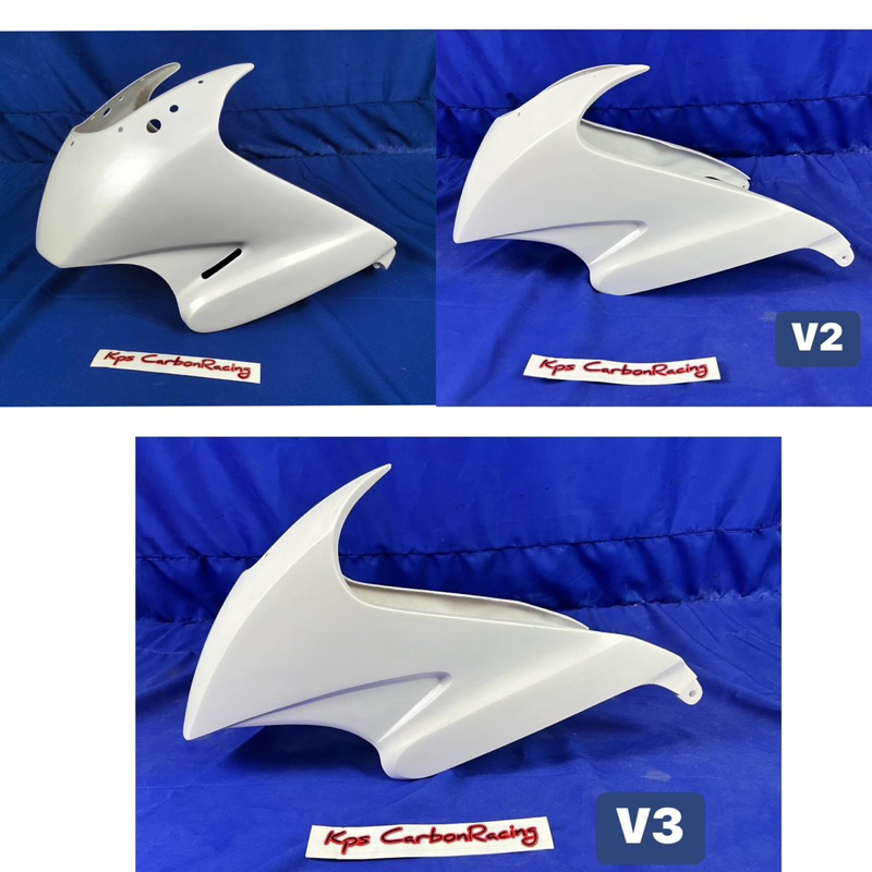 หน้ากากเซอร์Serpico r1  หน้ากากV1-V2-V3 ชิว/บังไมล์ โครงหน้าสแตนเลส แฟริ่ง ชุดสี งานไฟเบอร์KPS
