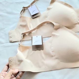 SABINA Seamless Fit รุ่น Soft Collection (SBXK122/ NBK24008/NBD24007) บราไร้โครง ไร้ขอบ ตะขอหลัง สายบ่าปรับได้