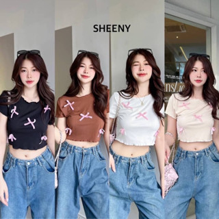 เสื้อคิ้วๆBow Bow crop🥳