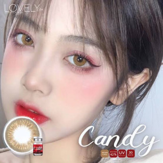 คอนเเทคเลนส์ Lovelylens Candy brown