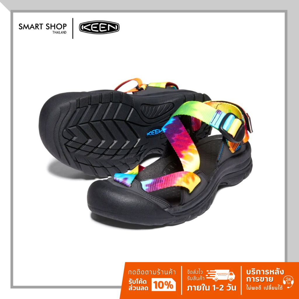 KEEN ZERRAPORT II 'MULTI TYE-DYE/BLACK' รองเท้าแตะรัดส้น กันน้ำ มาตรฐาน USA พร้อมส่ง