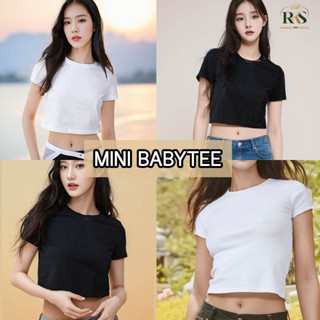 R.K.S. GARMENT   เสื้อครอปมินิเบบี้ที Cotton 100%  Mini BabyTee