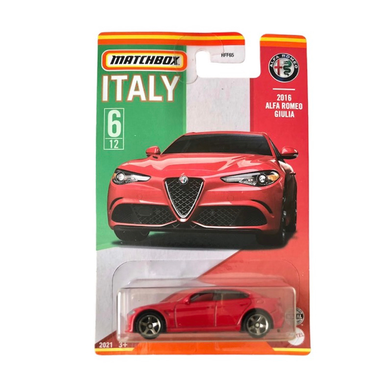 Matchbox Italy Series 2016 Alfa Romeo Giulia