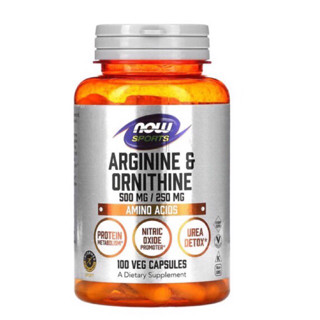 Now sports Arginine&amp;Ornithine500mg/250mg(100capsules)