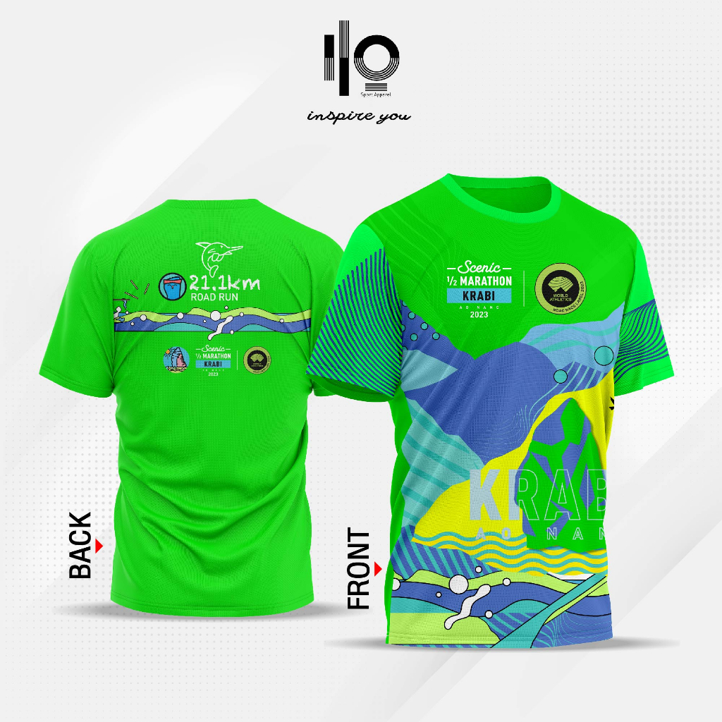 เสื้อวิ่งงานซีนิคฮาล์ฟมาราธอนกระบี่ 2023 (21.1K)