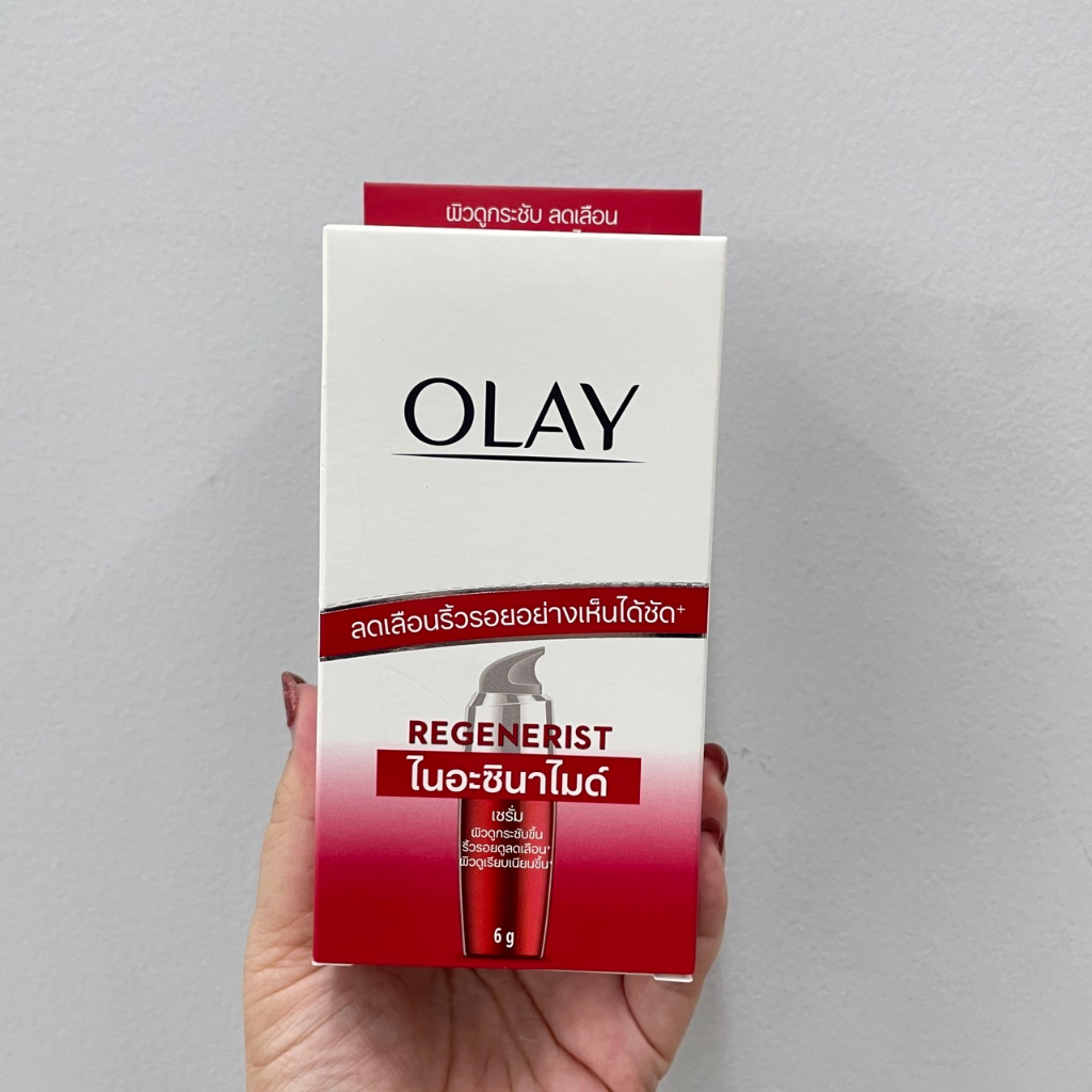 (6 ซอง) Olay Regenerist Micro-Sclupting Serum โอเลย์ รีเจนเนอรีส ซีรั่ม ผลิตภัณฑ์บำรุงผิวหน้า 6 กรัม