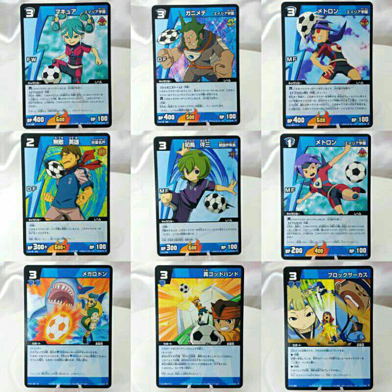 สินค้า​ การ์ด Trading Card Game การ์ตูน Inazuma Eleven นัก เตะแข้งสายฟ้า ของสะสม ญี่ปุ่นมือสอง