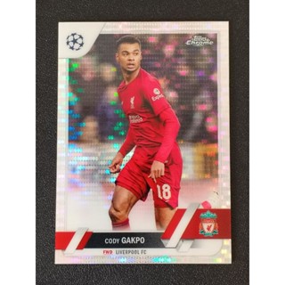 การ์ดฟุตบอล TOPPS CHROME UEFA 2023 SOCCER CARD