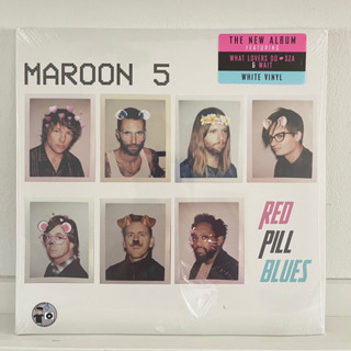 แผ่นเสียง​ maroon​ 5​ Red​ pill​ Blues **White​ vinyl /US มือหนึ่ง ซีล