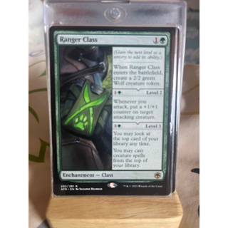 การ์ด MTG Ranger Class Green Magic the gathering EDH รุ่น AFR สภาพ Ex-Nm