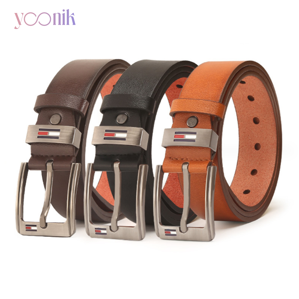 Yoonik เข็มขัดหนัง สำหรับเอว36-39 สายยาวสวยงาม