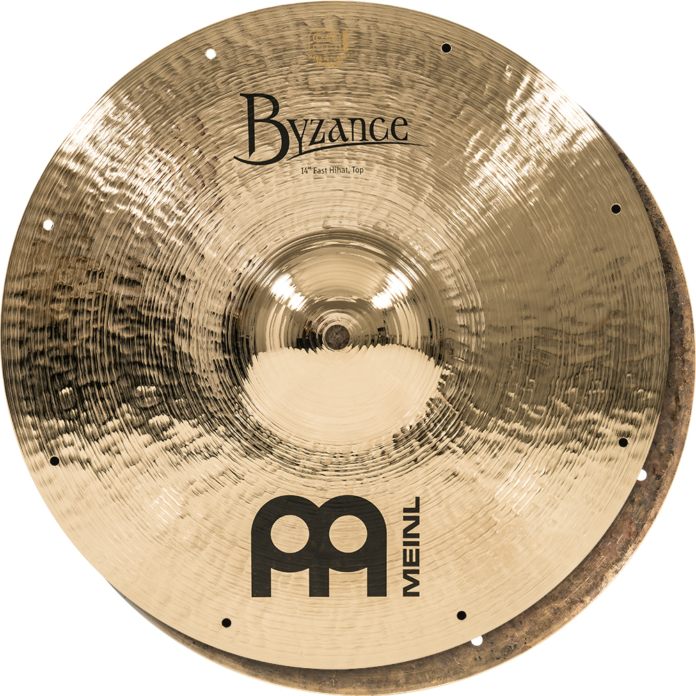 MEINL Cymbals Byzance Brilliant Fast Hihat - 14" (B14FH)